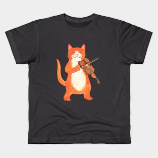 Fiddler Cat Kids T-Shirt